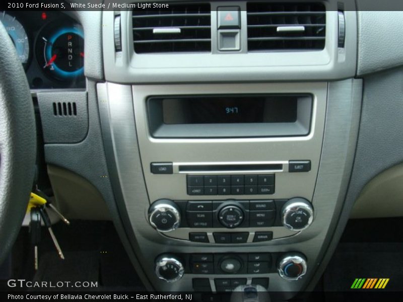 White Suede / Medium Light Stone 2010 Ford Fusion S