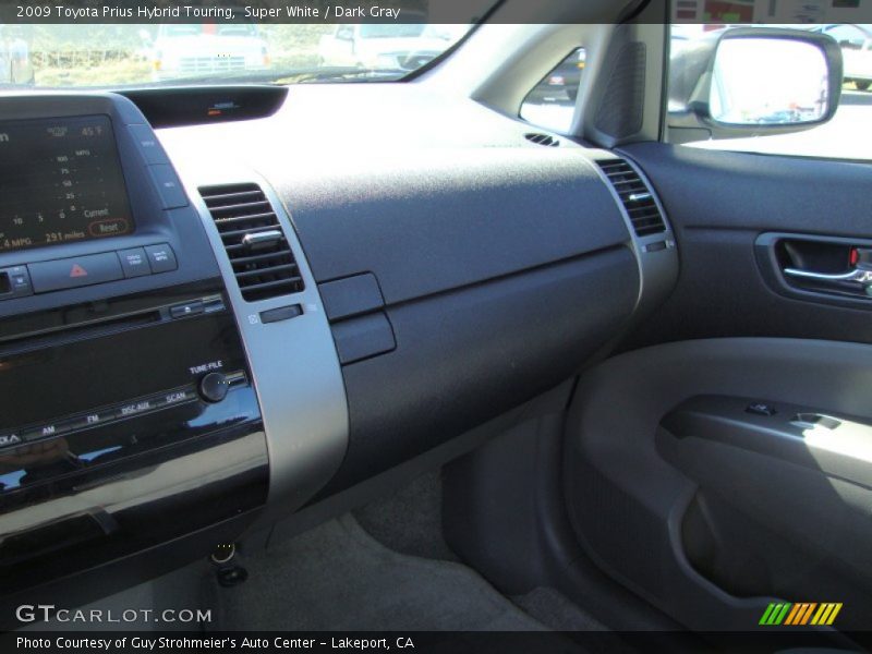 Super White / Dark Gray 2009 Toyota Prius Hybrid Touring