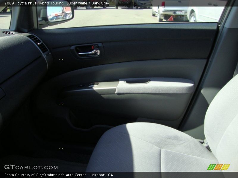 Super White / Dark Gray 2009 Toyota Prius Hybrid Touring