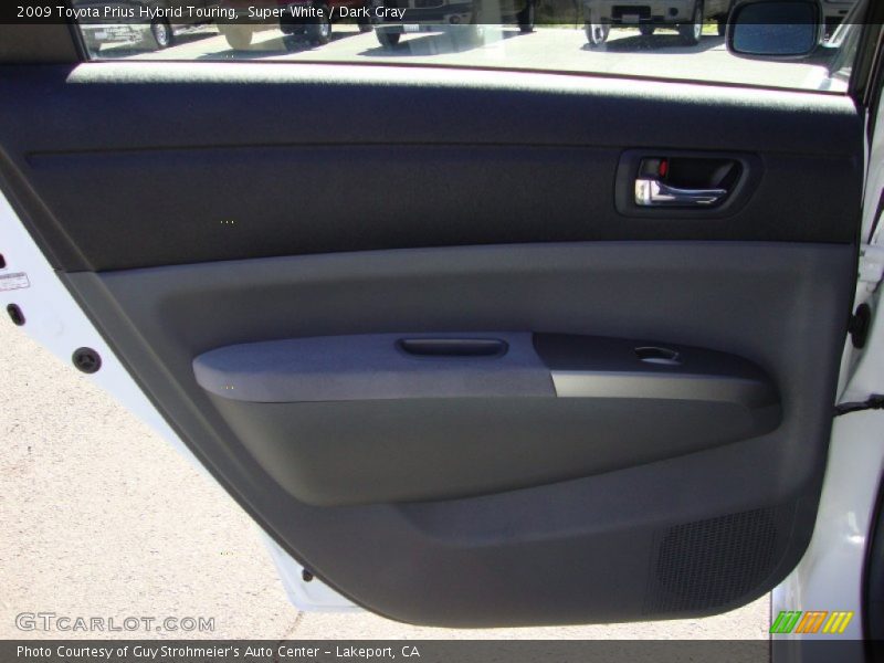 Super White / Dark Gray 2009 Toyota Prius Hybrid Touring