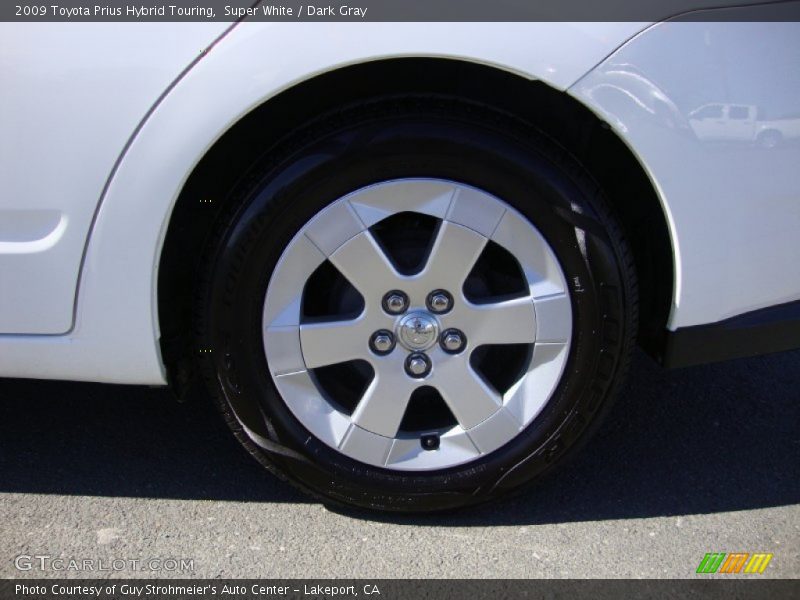 Super White / Dark Gray 2009 Toyota Prius Hybrid Touring