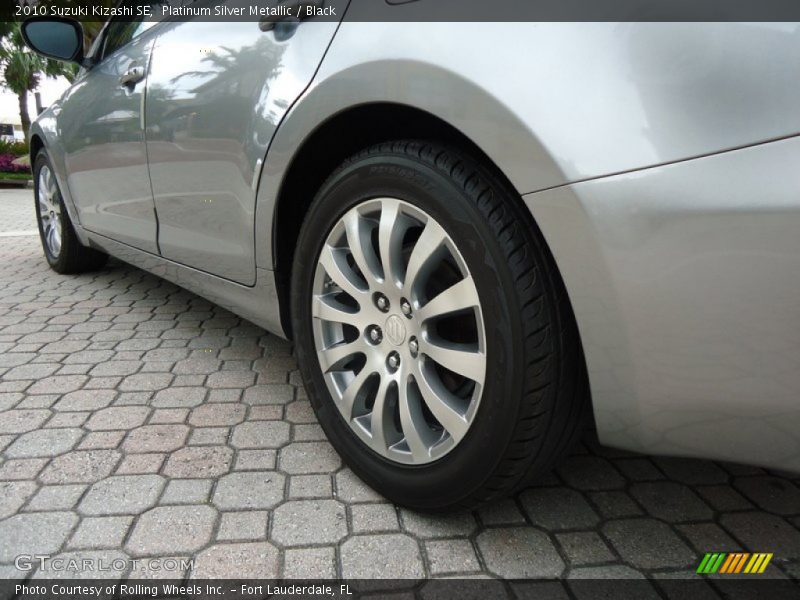 Platinum Silver Metallic / Black 2010 Suzuki Kizashi SE