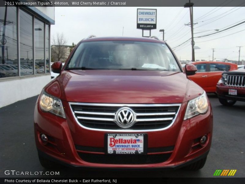 Wild Cherry Metallic / Charcoal 2011 Volkswagen Tiguan S 4Motion