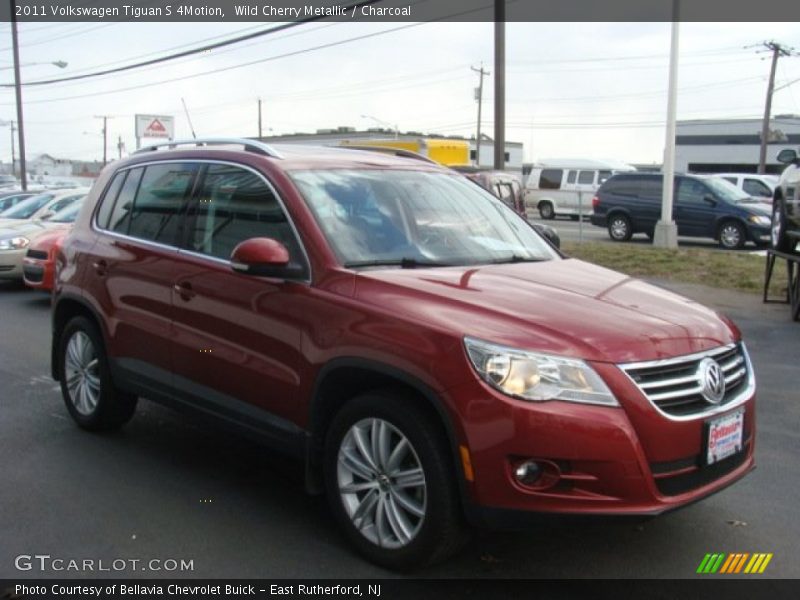 Wild Cherry Metallic / Charcoal 2011 Volkswagen Tiguan S 4Motion