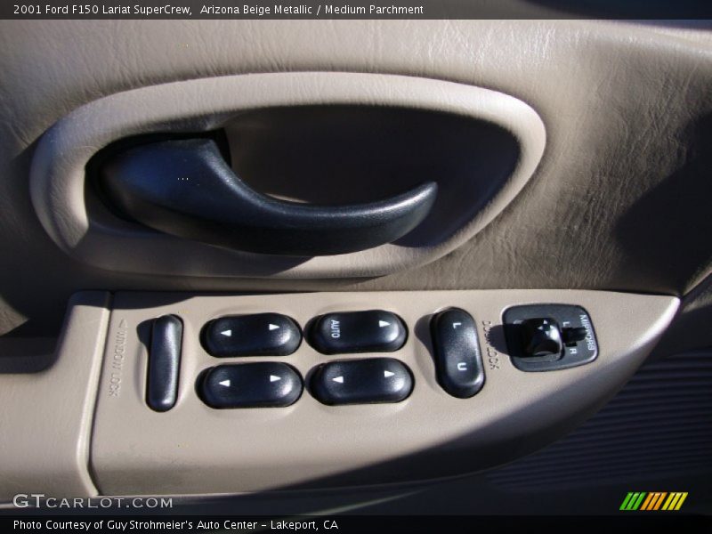 Arizona Beige Metallic / Medium Parchment 2001 Ford F150 Lariat SuperCrew