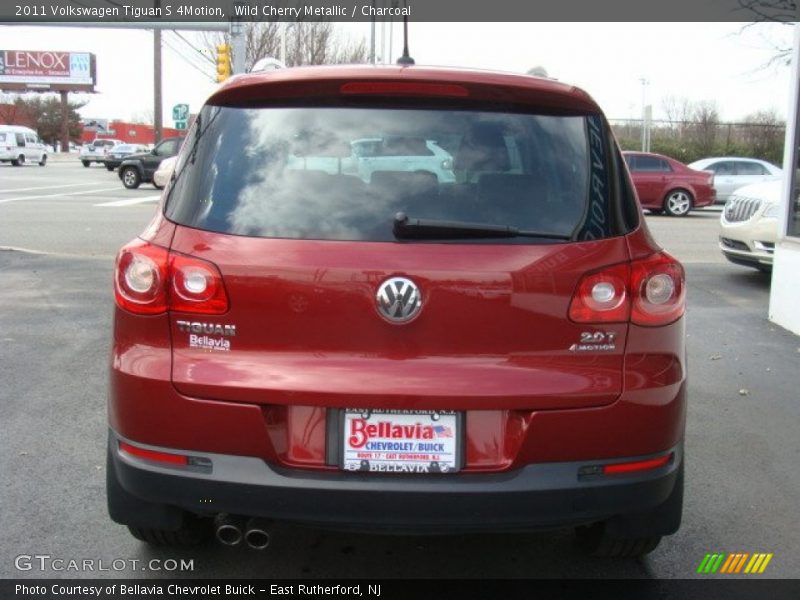 Wild Cherry Metallic / Charcoal 2011 Volkswagen Tiguan S 4Motion