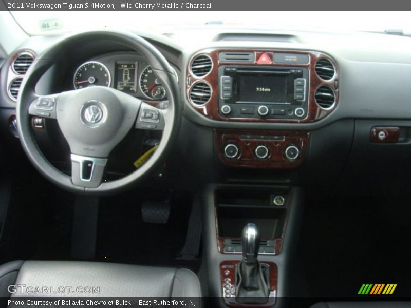 Wild Cherry Metallic / Charcoal 2011 Volkswagen Tiguan S 4Motion