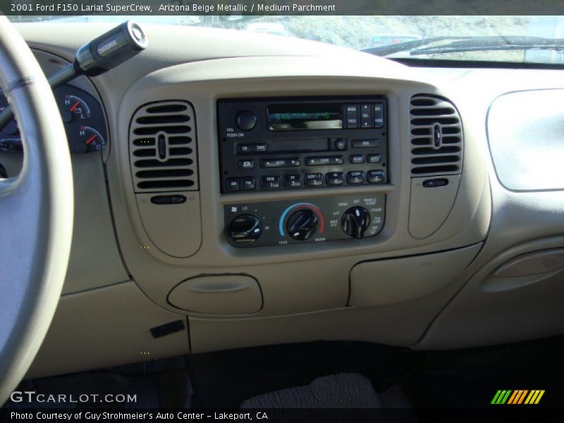 Arizona Beige Metallic / Medium Parchment 2001 Ford F150 Lariat SuperCrew