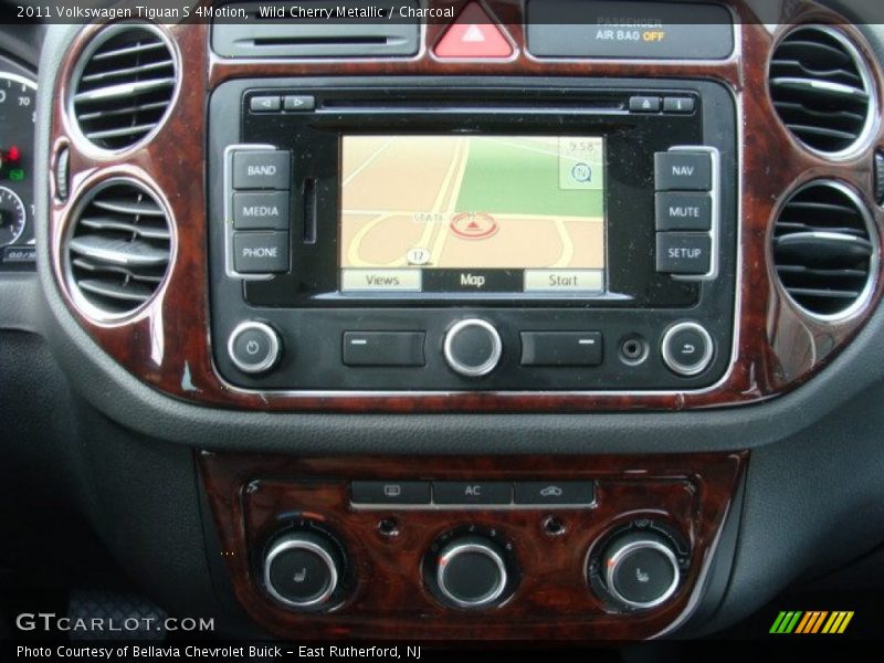 Wild Cherry Metallic / Charcoal 2011 Volkswagen Tiguan S 4Motion