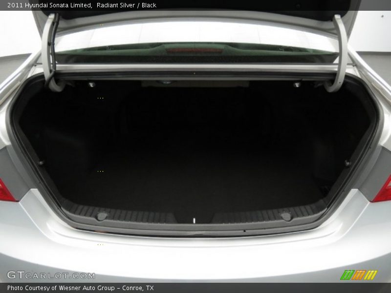 Radiant Silver / Black 2011 Hyundai Sonata Limited