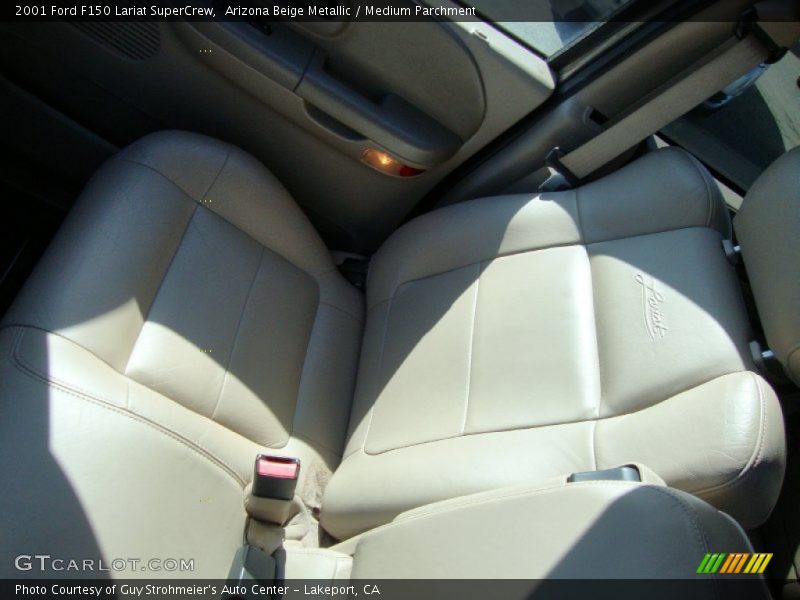 Arizona Beige Metallic / Medium Parchment 2001 Ford F150 Lariat SuperCrew