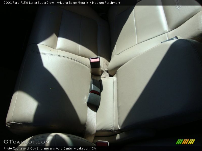Arizona Beige Metallic / Medium Parchment 2001 Ford F150 Lariat SuperCrew