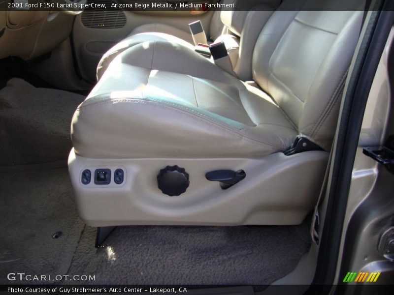 Arizona Beige Metallic / Medium Parchment 2001 Ford F150 Lariat SuperCrew