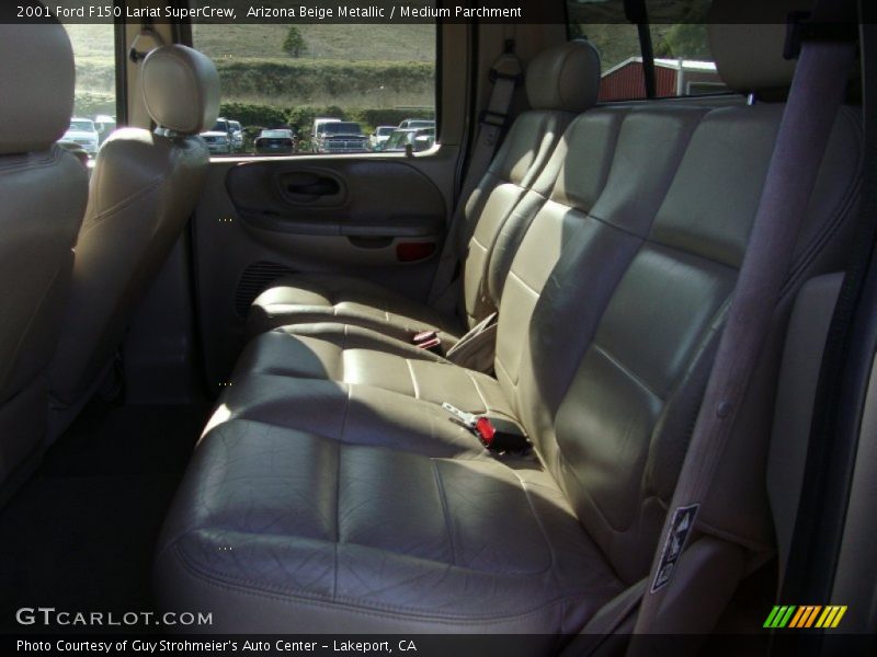 Arizona Beige Metallic / Medium Parchment 2001 Ford F150 Lariat SuperCrew