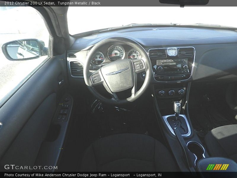 Tungsten Metallic / Black 2012 Chrysler 200 LX Sedan