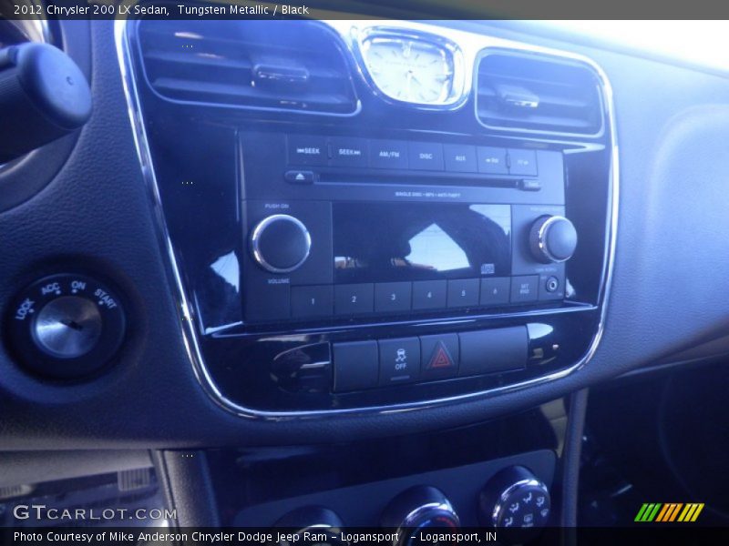 Tungsten Metallic / Black 2012 Chrysler 200 LX Sedan