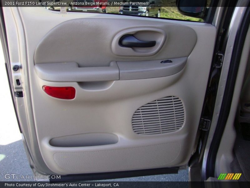 Arizona Beige Metallic / Medium Parchment 2001 Ford F150 Lariat SuperCrew