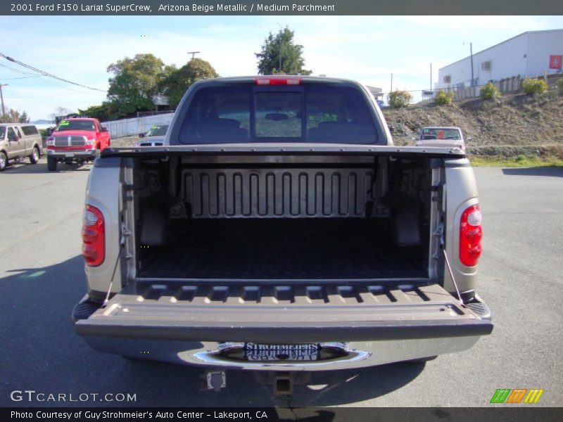 Arizona Beige Metallic / Medium Parchment 2001 Ford F150 Lariat SuperCrew