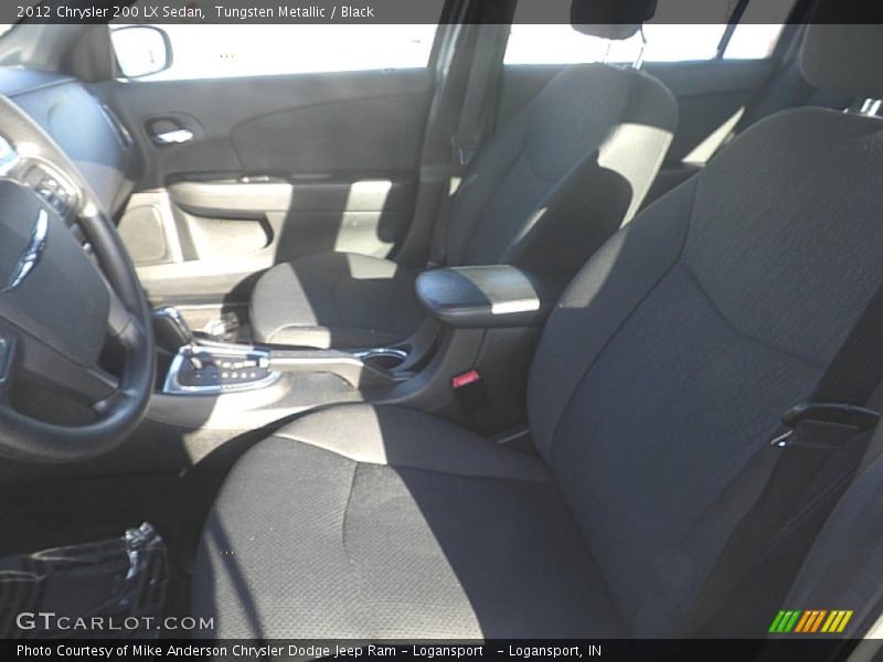 Tungsten Metallic / Black 2012 Chrysler 200 LX Sedan