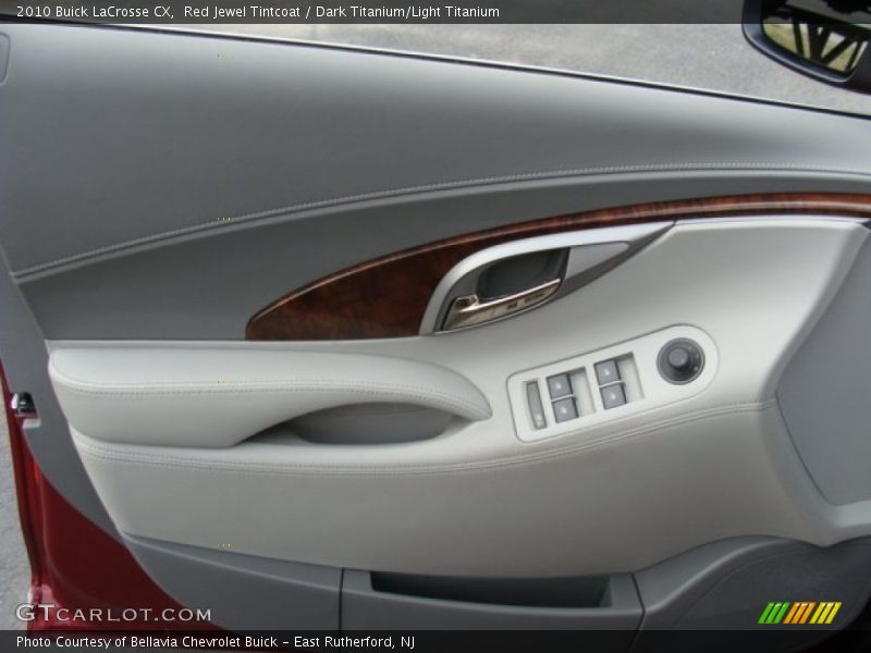 Red Jewel Tintcoat / Dark Titanium/Light Titanium 2010 Buick LaCrosse CX