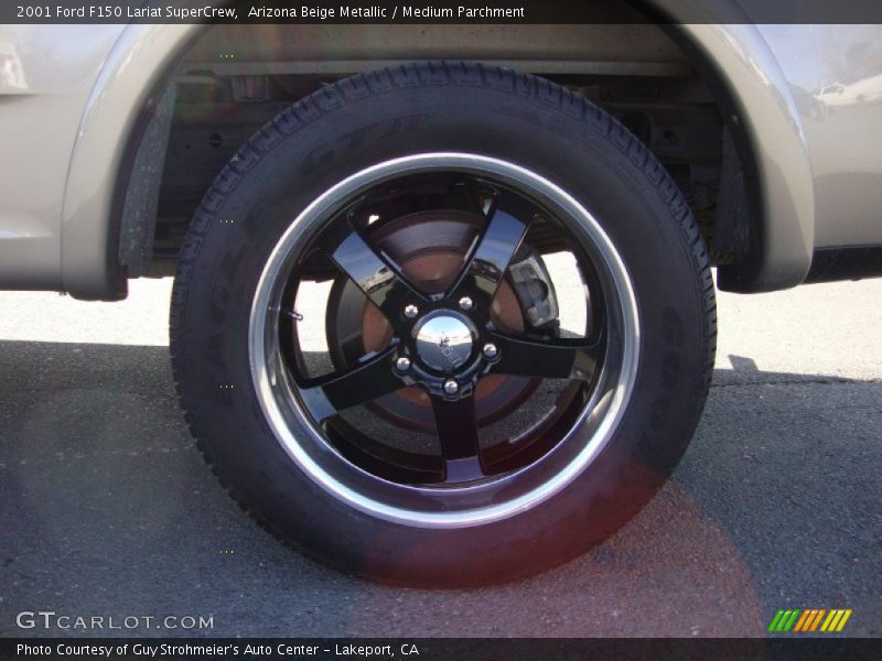 Arizona Beige Metallic / Medium Parchment 2001 Ford F150 Lariat SuperCrew