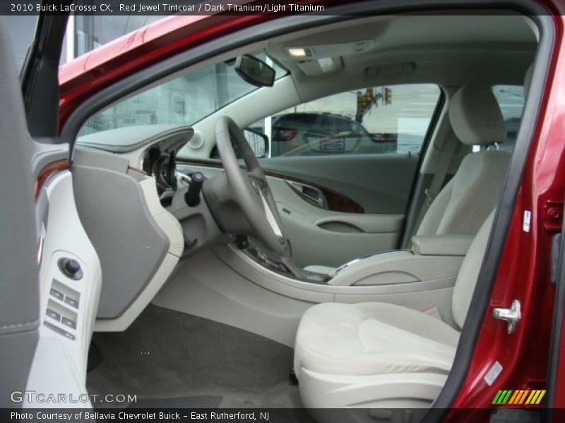 Red Jewel Tintcoat / Dark Titanium/Light Titanium 2010 Buick LaCrosse CX