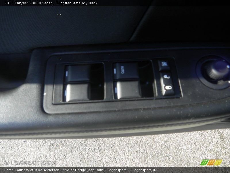 Tungsten Metallic / Black 2012 Chrysler 200 LX Sedan