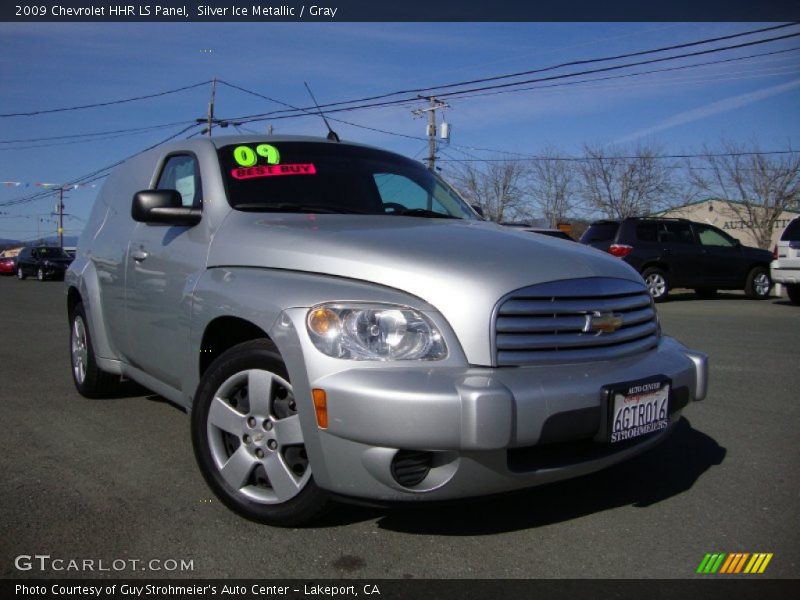 Silver Ice Metallic / Gray 2009 Chevrolet HHR LS Panel