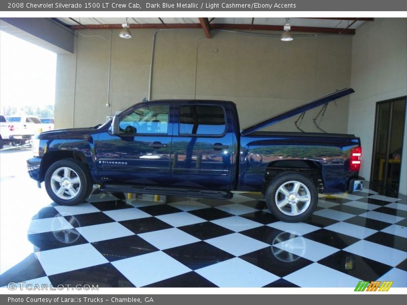 Dark Blue Metallic / Light Cashmere/Ebony Accents 2008 Chevrolet Silverado 1500 LT Crew Cab