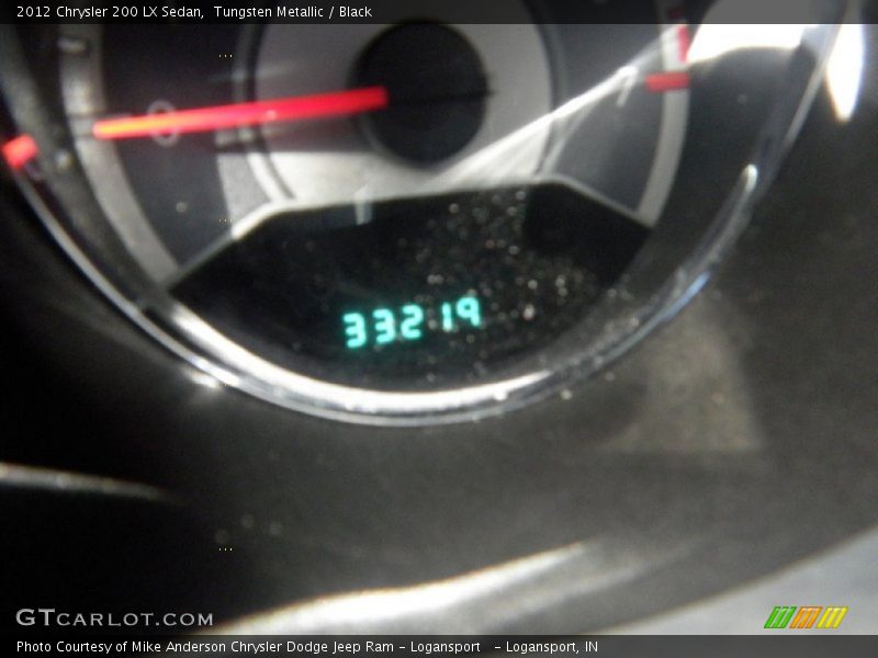 Tungsten Metallic / Black 2012 Chrysler 200 LX Sedan