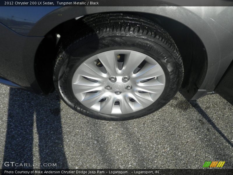 Tungsten Metallic / Black 2012 Chrysler 200 LX Sedan
