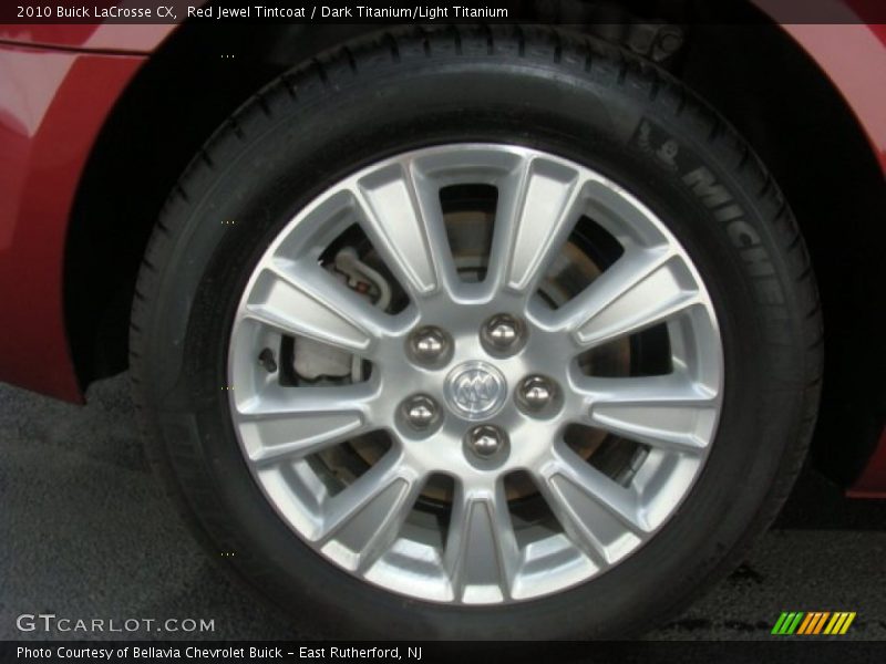 Red Jewel Tintcoat / Dark Titanium/Light Titanium 2010 Buick LaCrosse CX