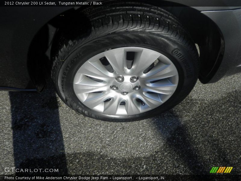 Tungsten Metallic / Black 2012 Chrysler 200 LX Sedan