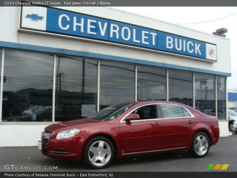 Red Jewel Tintcoat / Ebony 2010 Chevrolet Malibu LT Sedan