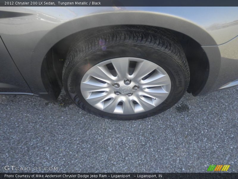 Tungsten Metallic / Black 2012 Chrysler 200 LX Sedan