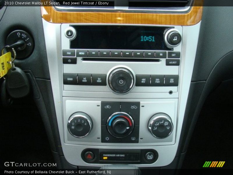 Red Jewel Tintcoat / Ebony 2010 Chevrolet Malibu LT Sedan
