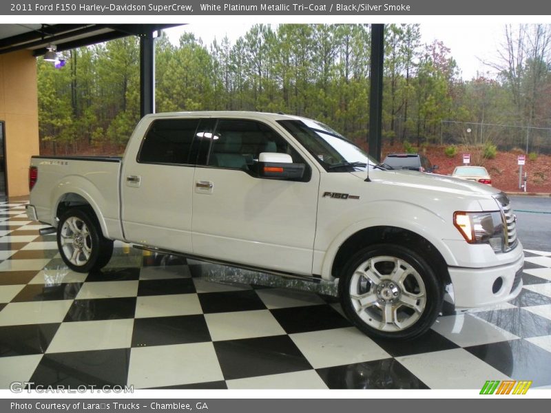  2011 F150 Harley-Davidson SuperCrew White Platinum Metallic Tri-Coat