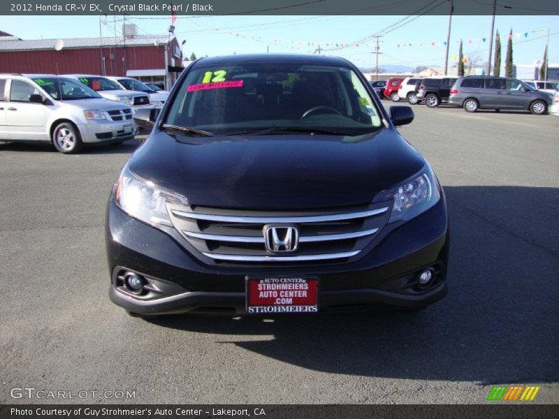 Crystal Black Pearl / Black 2012 Honda CR-V EX