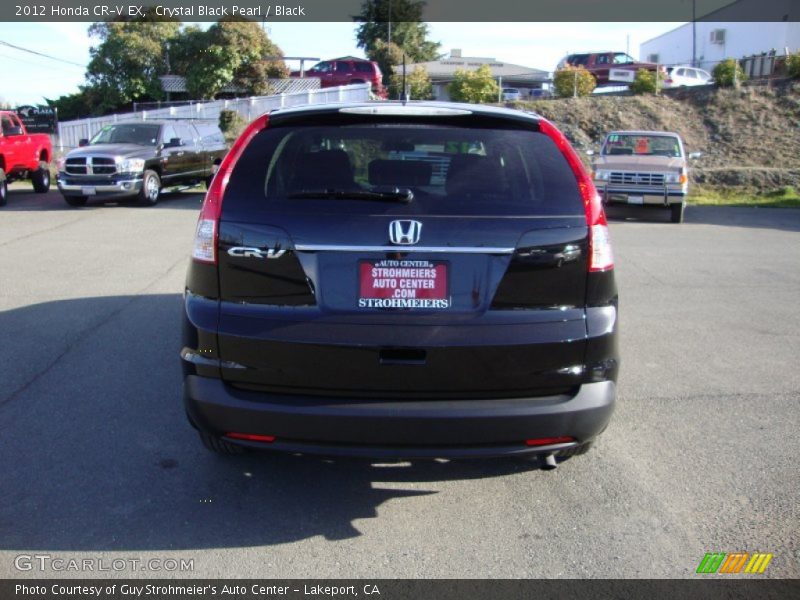 Crystal Black Pearl / Black 2012 Honda CR-V EX
