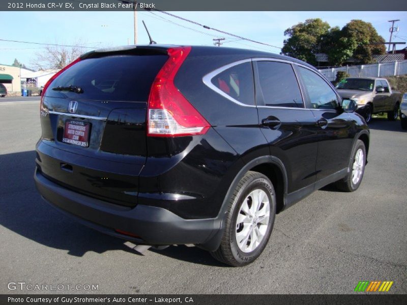 Crystal Black Pearl / Black 2012 Honda CR-V EX