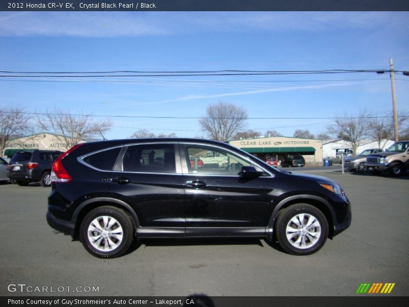 Crystal Black Pearl / Black 2012 Honda CR-V EX