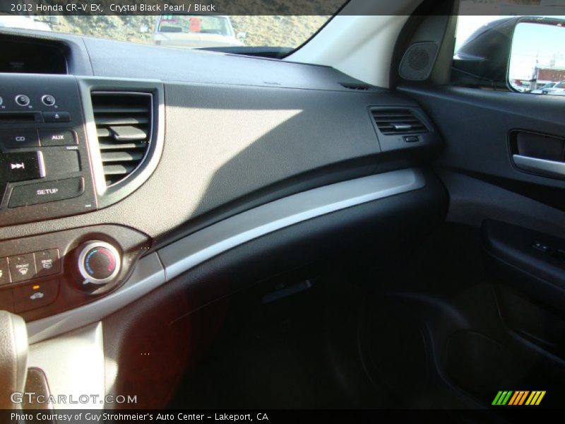 Crystal Black Pearl / Black 2012 Honda CR-V EX
