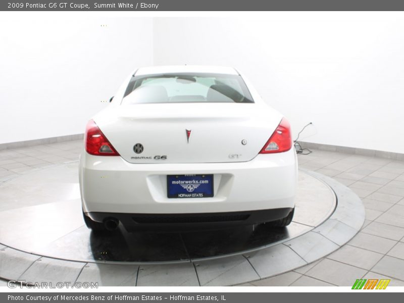 Summit White / Ebony 2009 Pontiac G6 GT Coupe