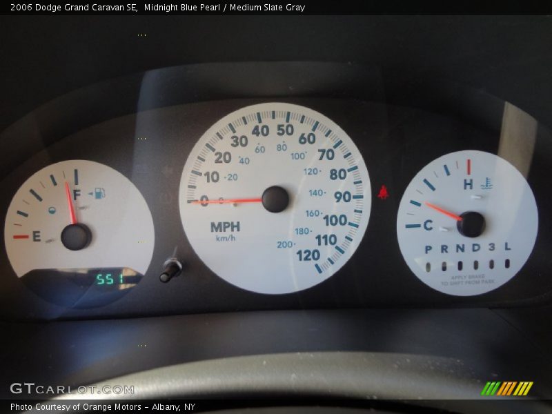 Midnight Blue Pearl / Medium Slate Gray 2006 Dodge Grand Caravan SE