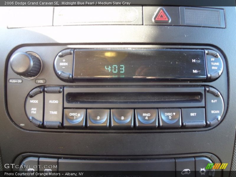 Midnight Blue Pearl / Medium Slate Gray 2006 Dodge Grand Caravan SE
