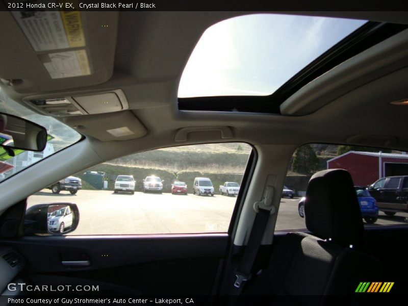 Crystal Black Pearl / Black 2012 Honda CR-V EX