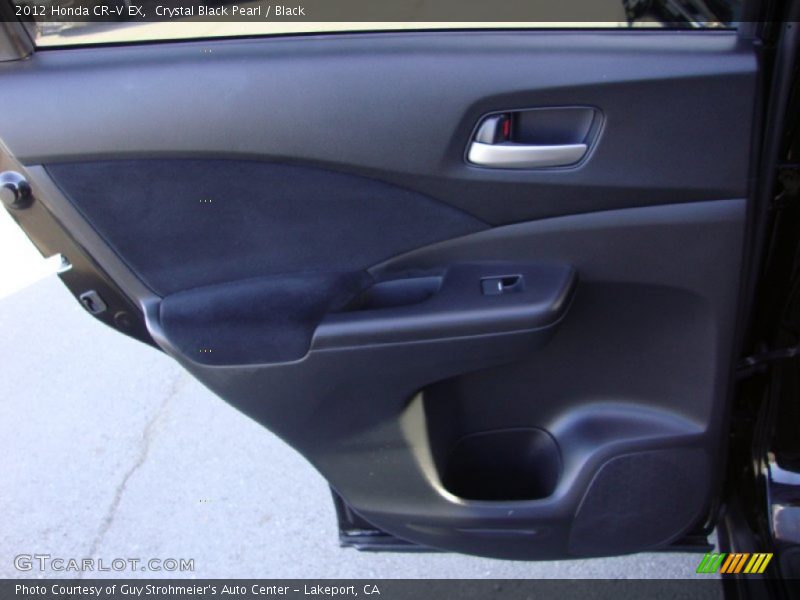 Crystal Black Pearl / Black 2012 Honda CR-V EX