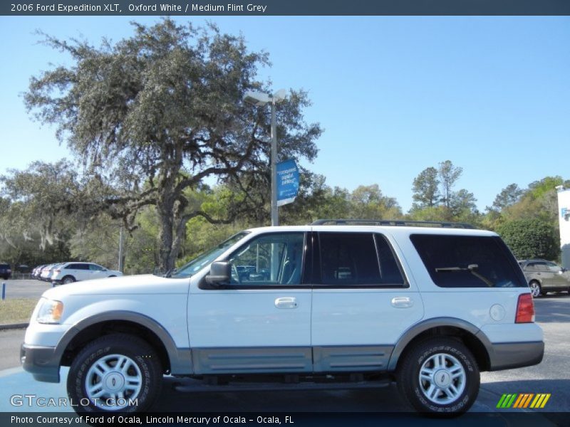 Oxford White / Medium Flint Grey 2006 Ford Expedition XLT
