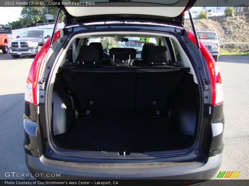 Crystal Black Pearl / Black 2012 Honda CR-V EX