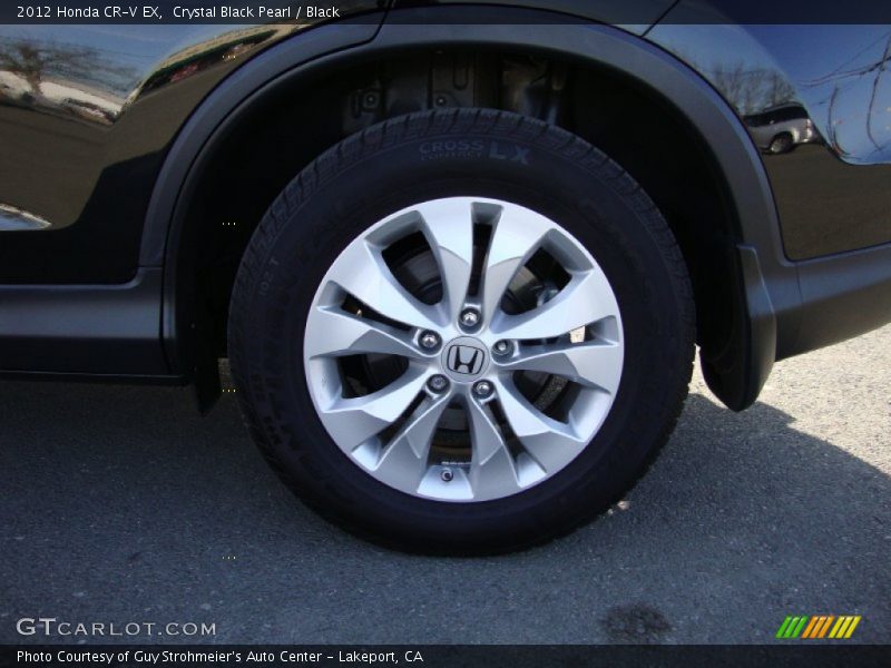 Crystal Black Pearl / Black 2012 Honda CR-V EX